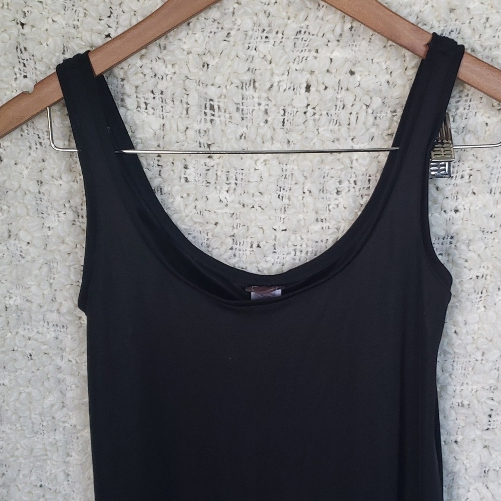 90s black tank top slip mini dress xs fairy cottagecore - Picture 2 of 7